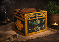 Sacred Tibetan Double-Layer Wooden Box