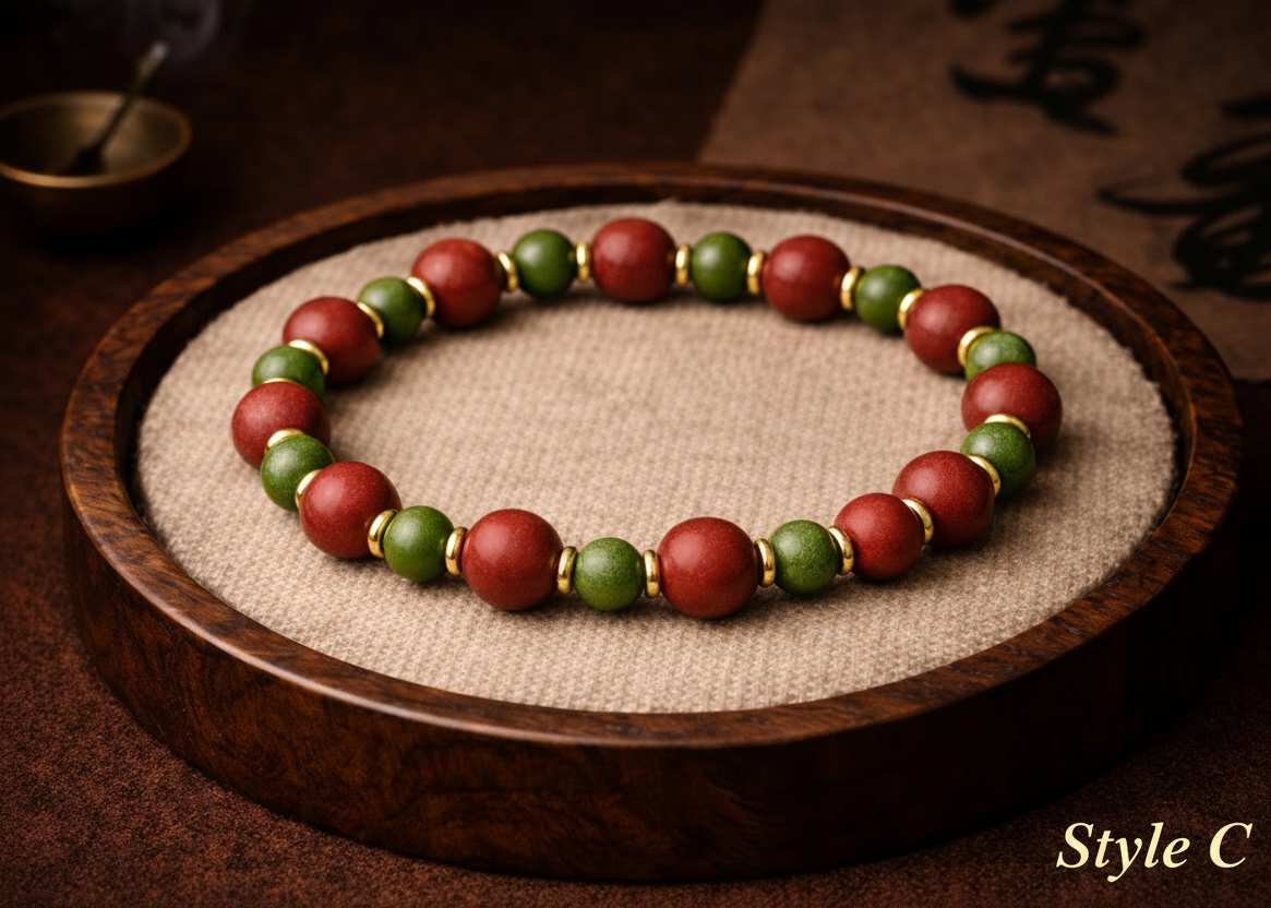 Floral Grace Traditional Herbal Scent Beads Bracelet