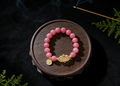 Auspice Eye Pink Chalcedony Bracelet