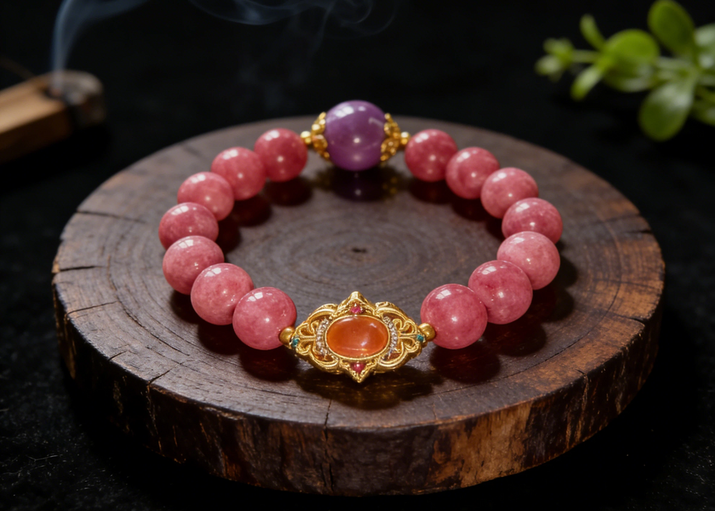 Gentle Abundance Pink Chalcedony Bracelet