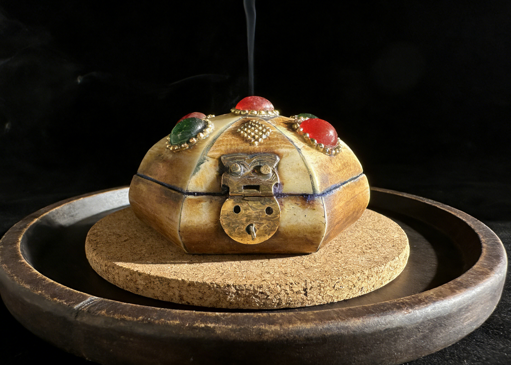 Tibetan Yak Bone Box
