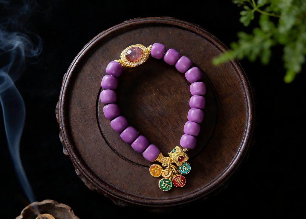 Tranquil Joy Purple Lepidolite Bracelet