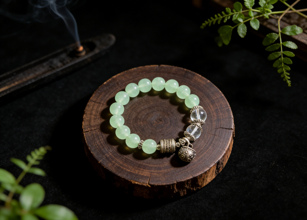 Tibetan Prayer Aventurine Bracelet