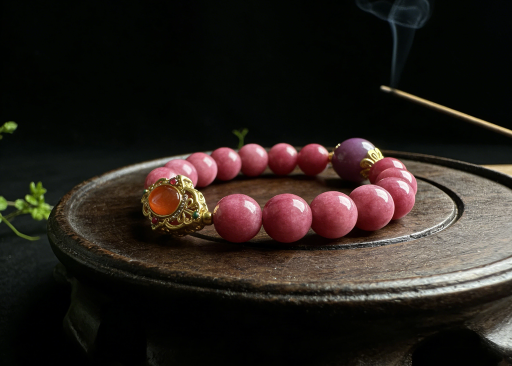 Gentle Abundance Pink Chalcedony Bracelet