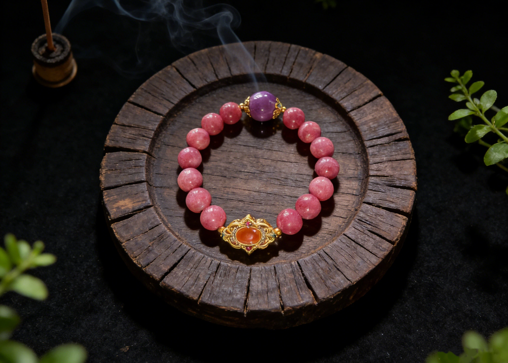 Gentle Abundance Pink Chalcedony Bracelet