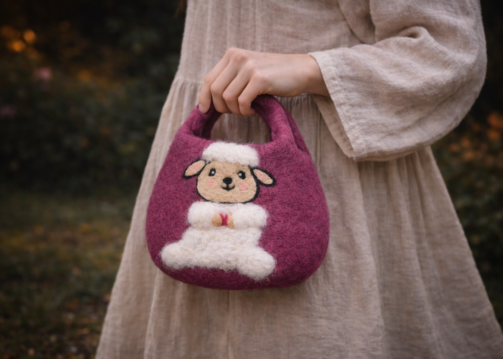 Himalayan Bliss Lamb Wool Bag