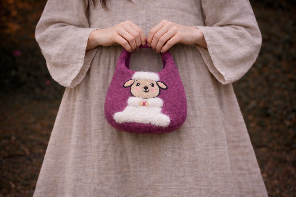 Himalayan Bliss Lamb Wool Bag