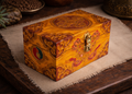 Sacred Tibetan Single-Layer Wooden Box