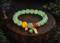 Green Auspice Gourd Crystal Bracelet