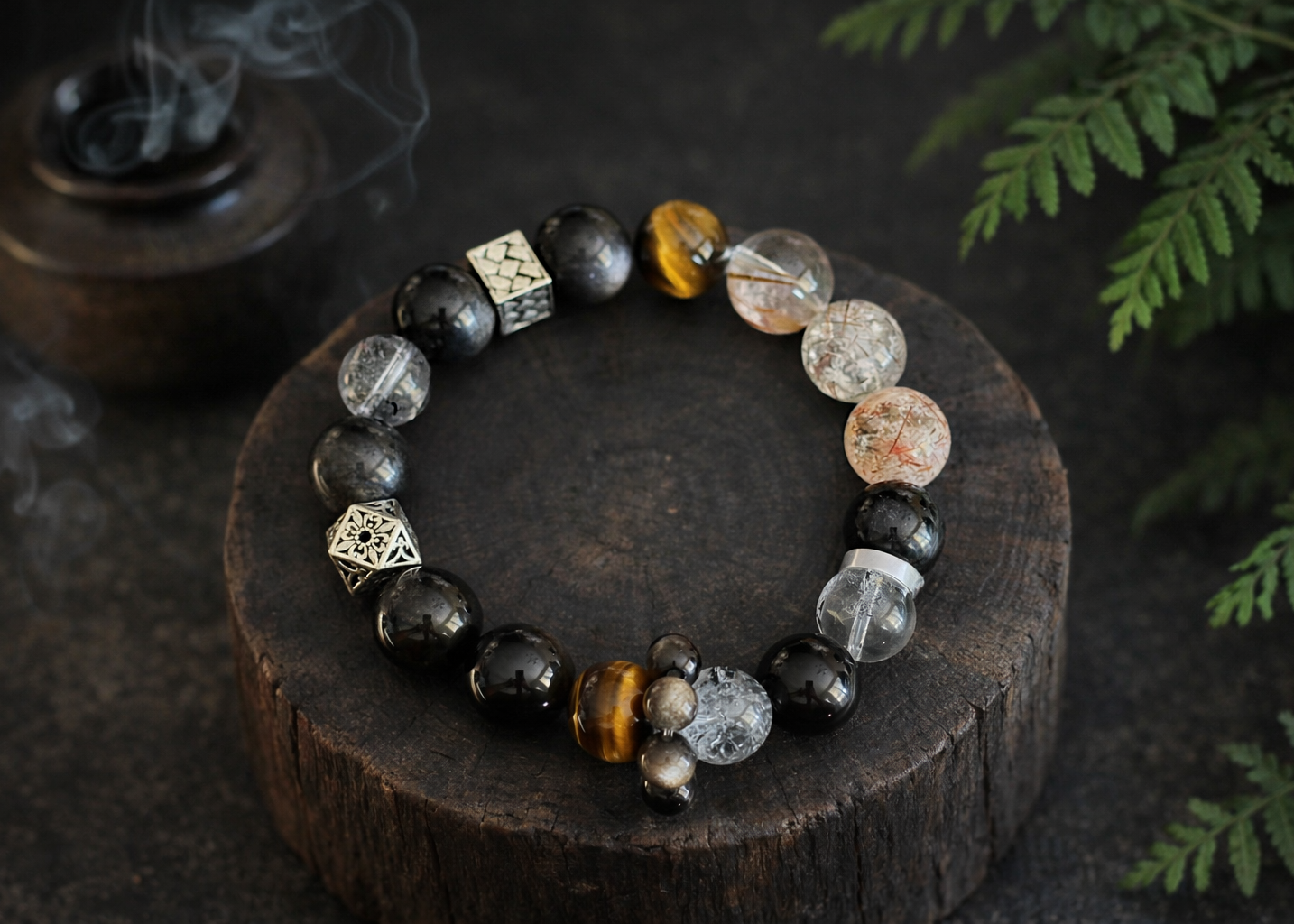 Fiery Radiance Tibetan Bracelet