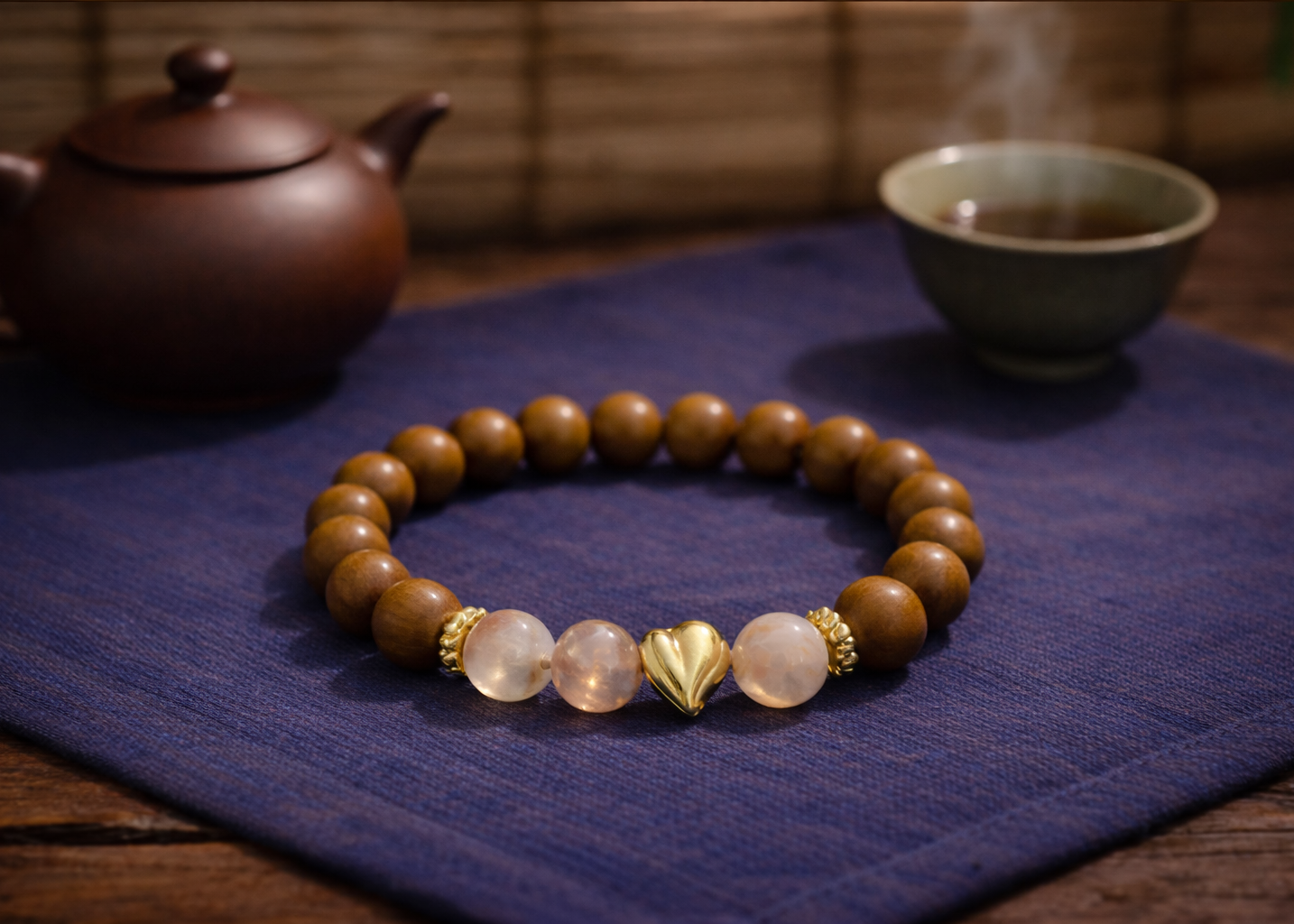 Gardenia Traditional Herbal Scent Beads Bracelet