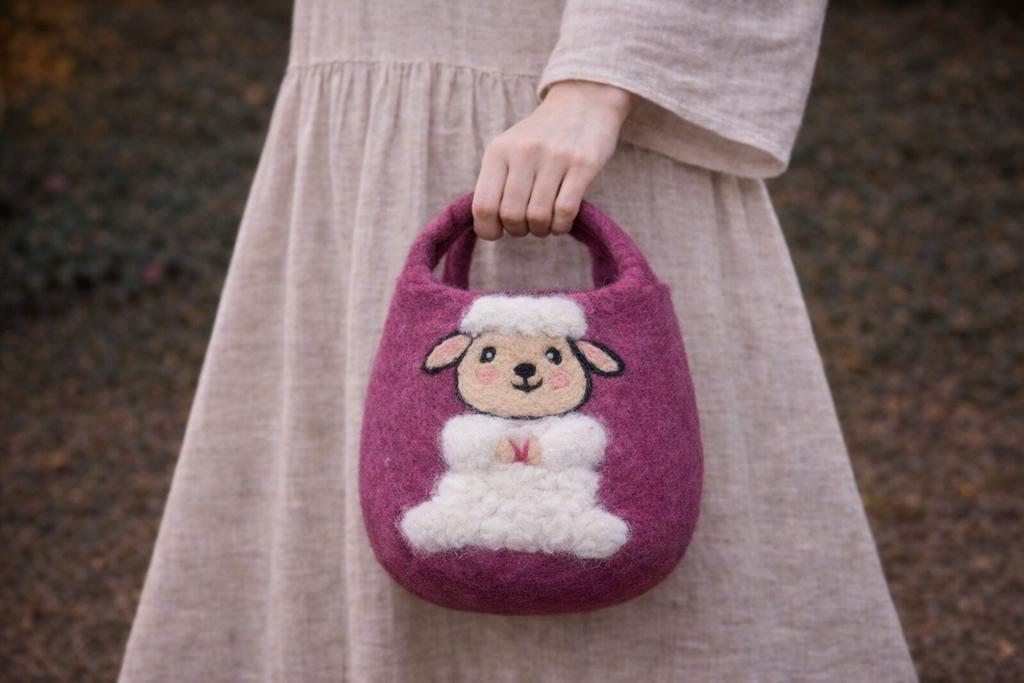 Himalayan Bliss Lamb Wool Bag