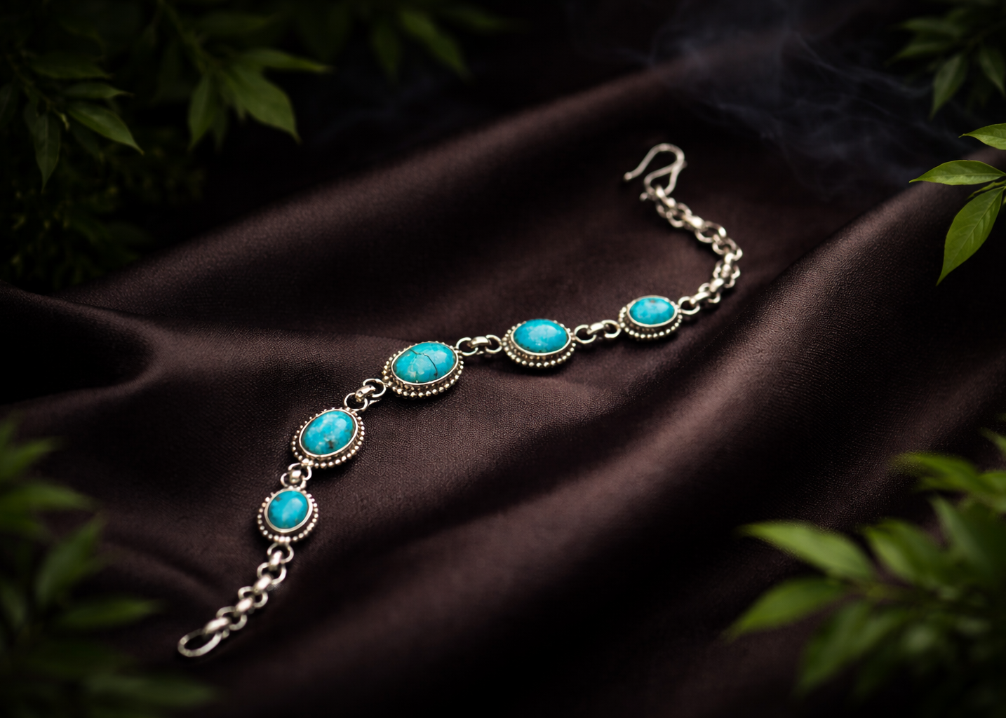 Teibetan Spirit Flow Turquoise Bracelet