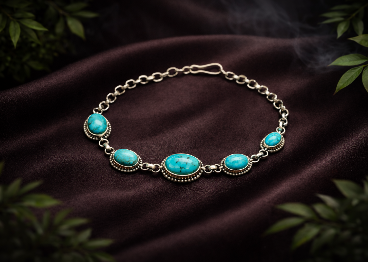 Teibetan Spirit Flow Turquoise Bracelet
