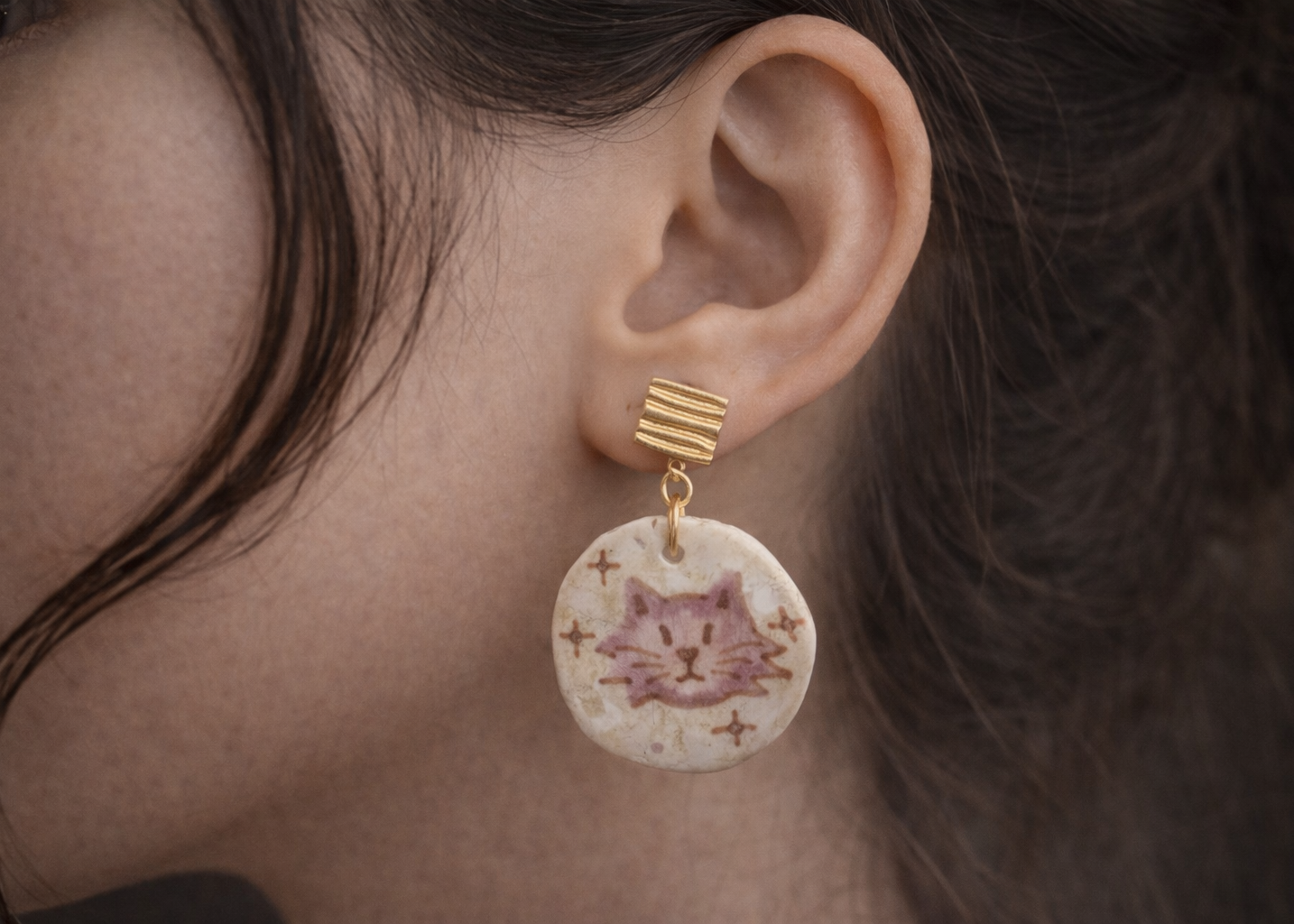 Soft Moments Ceramic Earrings