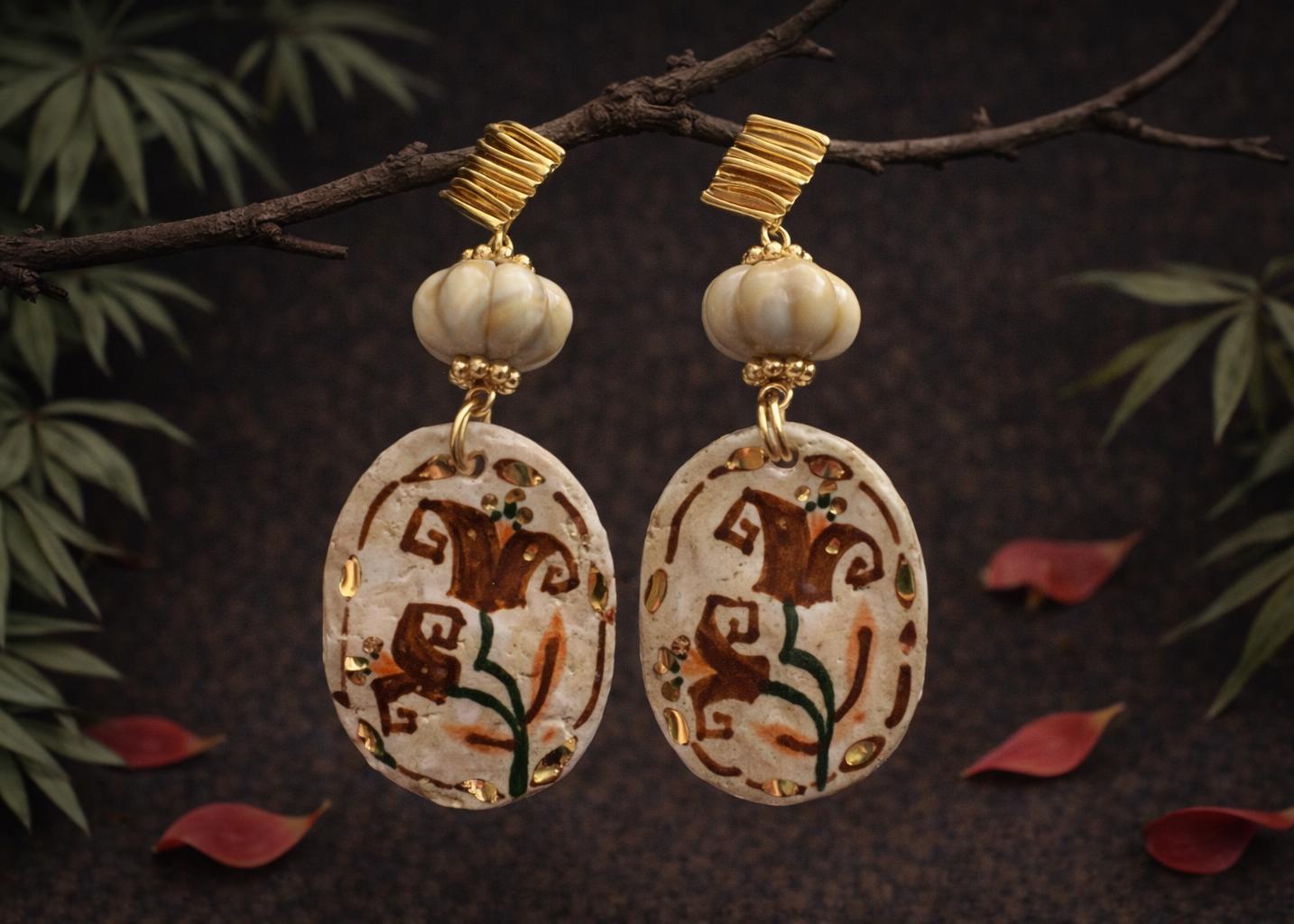 Garden Melody Ceramic Earrings