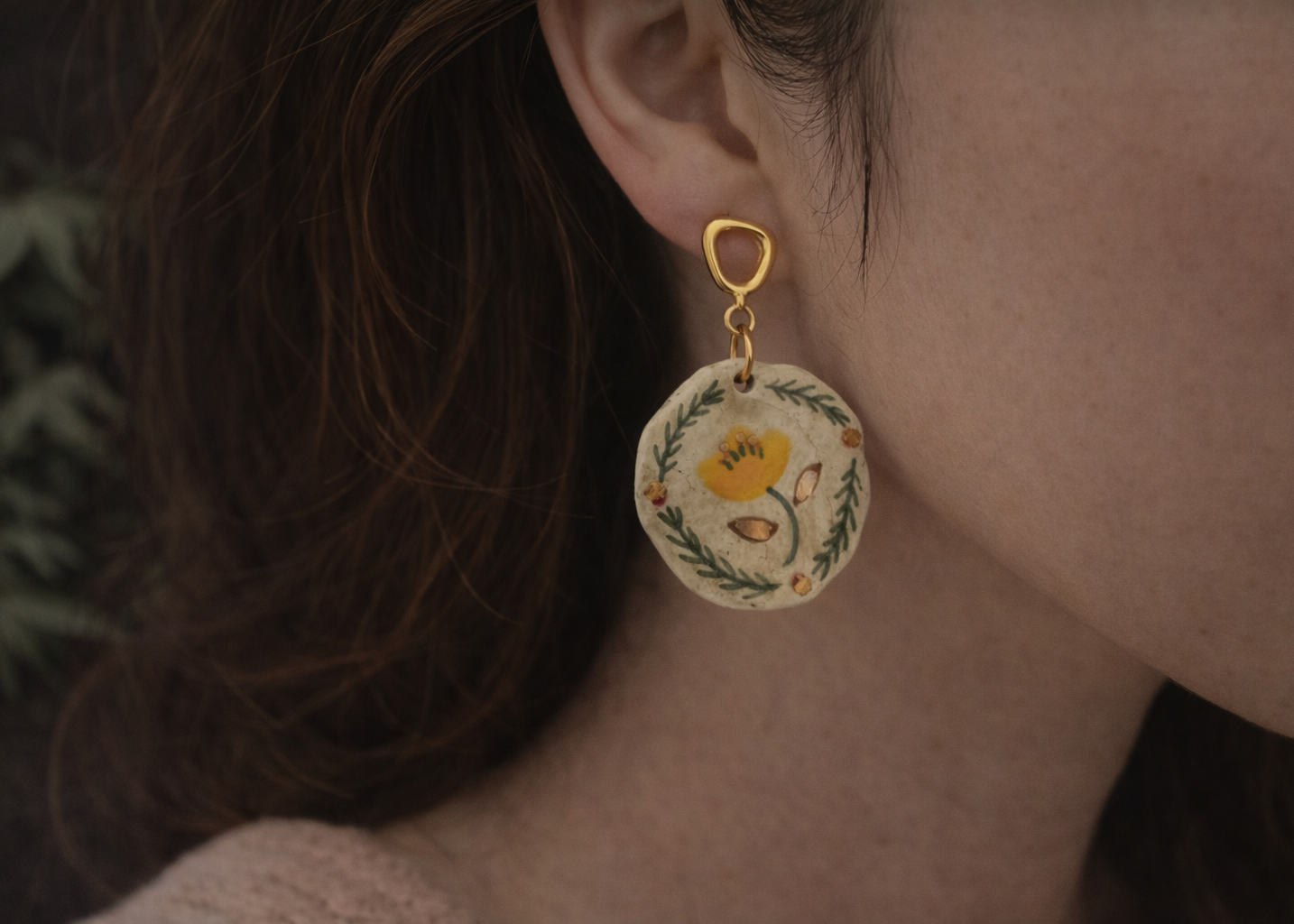 Garden Melody Ceramic Earrings