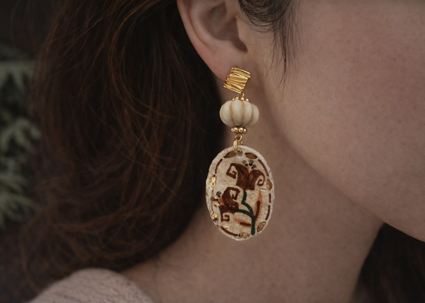 Garden Melody Ceramic Earrings