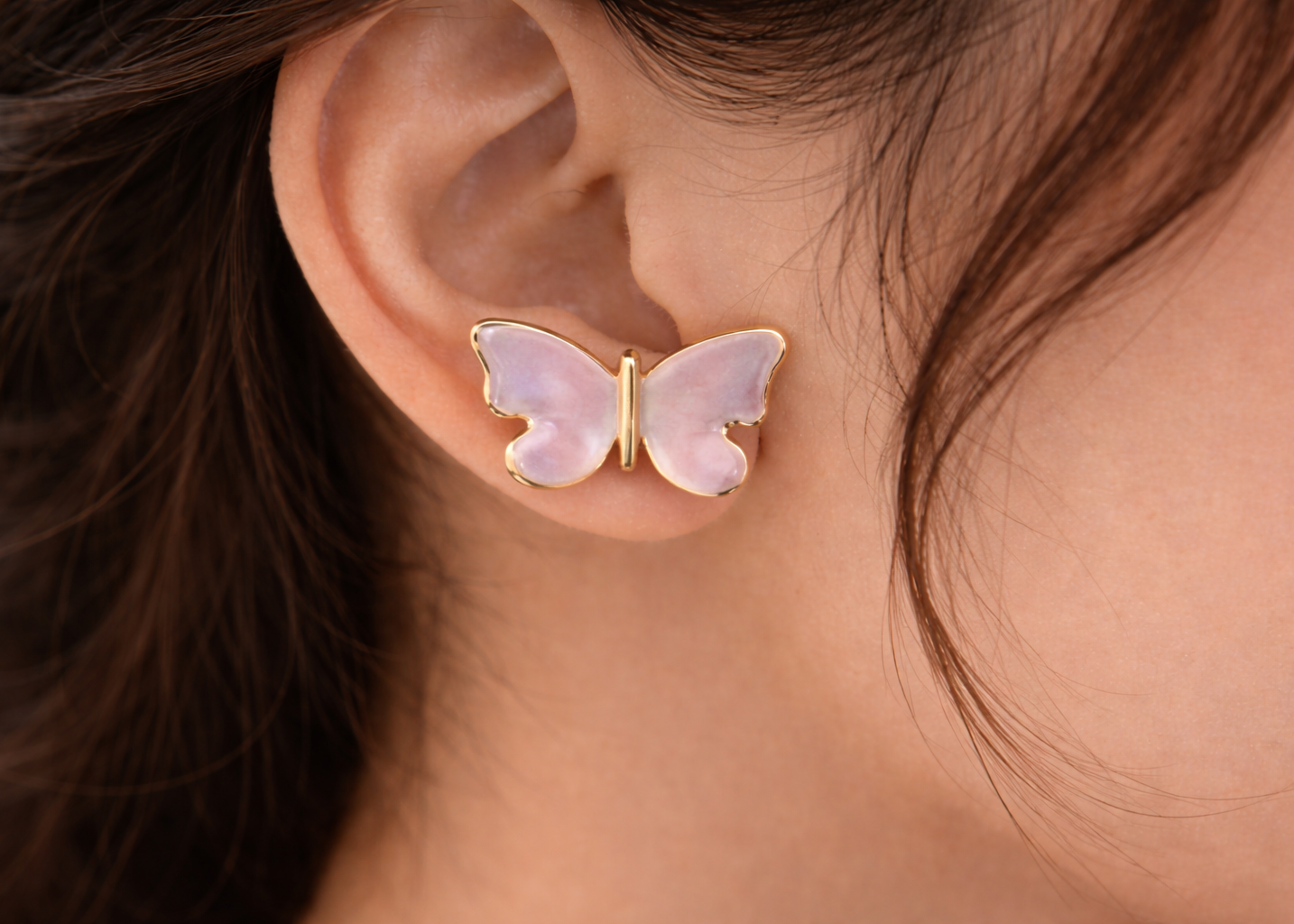 Butterfly Dance Ceramic Earrings
