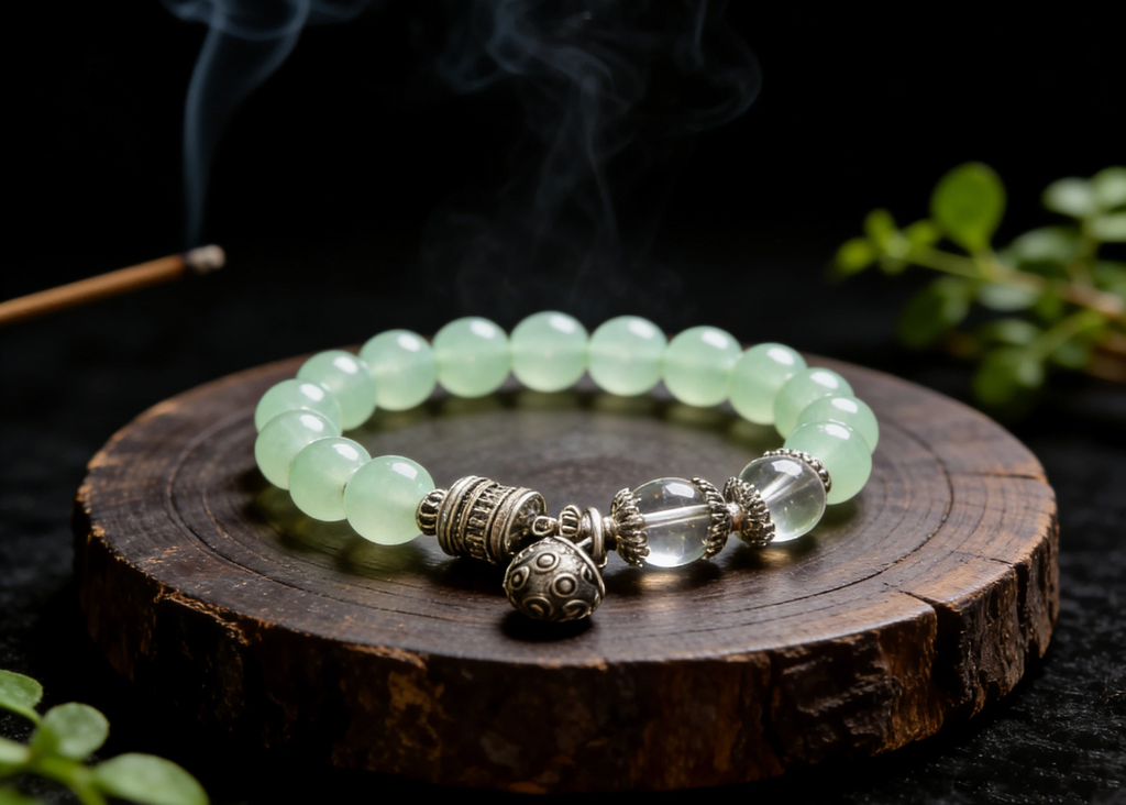 Tibetan Prayer Aventurine Bracelet