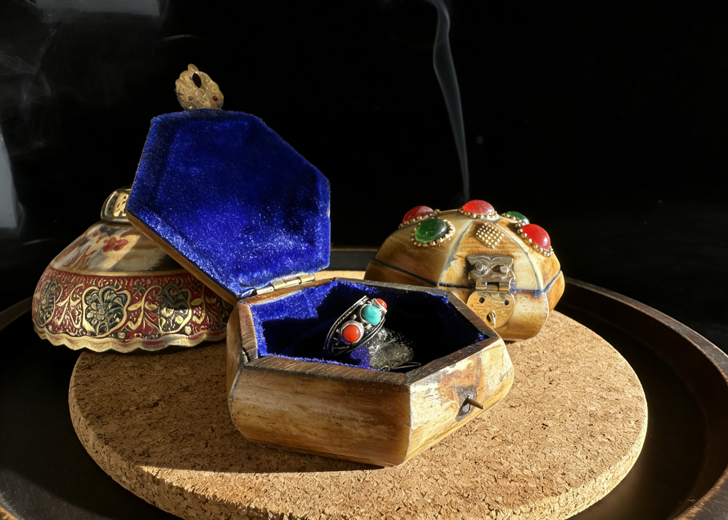 Tibetan Yak Bone Box